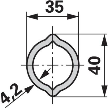 Preview: Weasler Weitwinkelgelenkwelle AW21-80, 860 mm